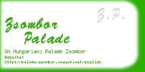 zsombor palade business card